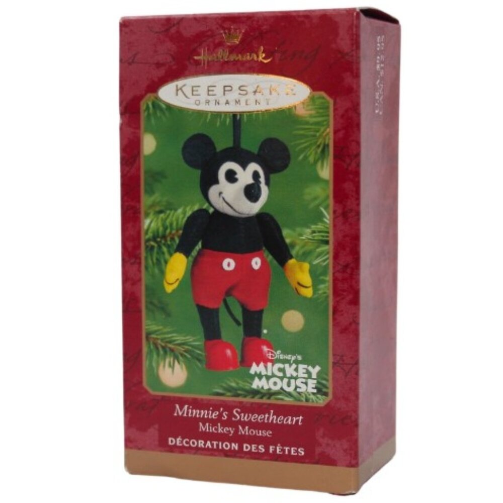 578. NWT Hallmark Keepsake Ornament Minnie's Sweetheart Mickey Mouse